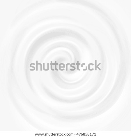 White milk, yogurt, cosmetics product swirl cream vector illustration. Mousse whirlpool and vortex background White milk, yogurt, cosmetics product swirl cream vector illustration. Mousse whirlpool and vortex background