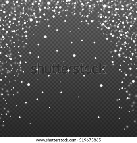 Falling snow, snowfall frame. vector decoration for festive christmas and happy new year posters, postcards backgrounds Falling snow, snowfall frame. vector decoration for festive christmas and happy new year posters, postcards backgrounds