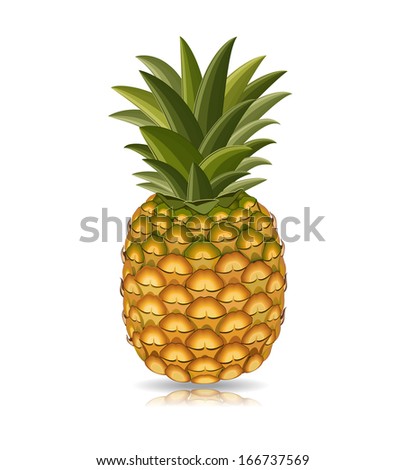 Stock Images similar to ID 96462857 - cartoon pineapple