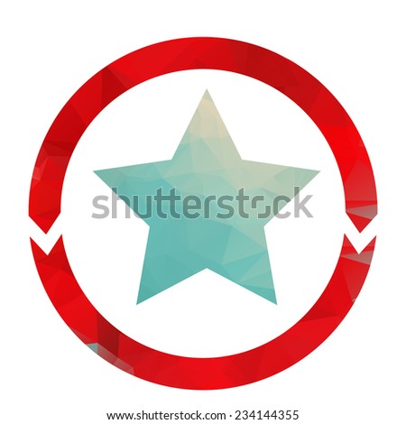 Red Star Circle Stock Illustration 22485943 - Shutterstock