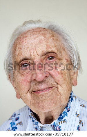 beautiful over 90 years old. - stock-photo-beautiful-over-years-old-german-woman-35918197