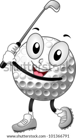 Golf ball cartoon Stock Photos, Images, & Pictures | Shutterstock