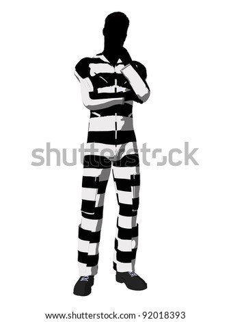 Prisoner Cargo On Foot Vector Image Stock Vector 64653334 - Shutterstock