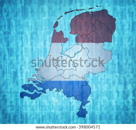 administration maps of netherlands