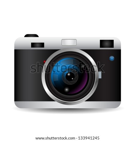 Retro Camera Icon Vector Stock Vector 133941245 - Shutterstock