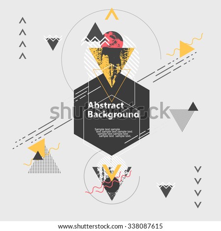 Abstract modern geometric background - stock vector Abstract modern geometric background - stock vector