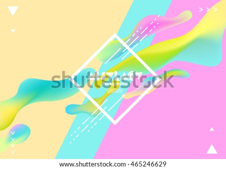 Light bright geometric composition - stock vector Light bright geometric composition - stock vector