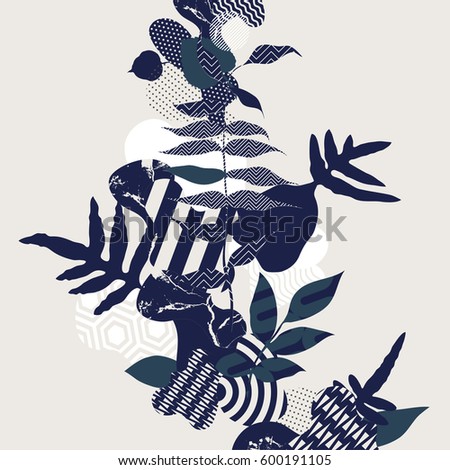 Abstract floral background Abstract floral background