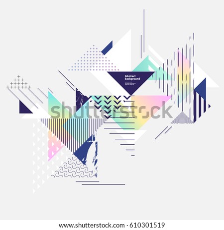Abstract colorful geometric background Abstract colorful geometric background
