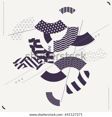 Abstract decorative composition Abstract decorative composition