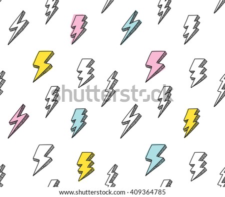 abstract thunder background - stock vector abstract thunder background - stock vector