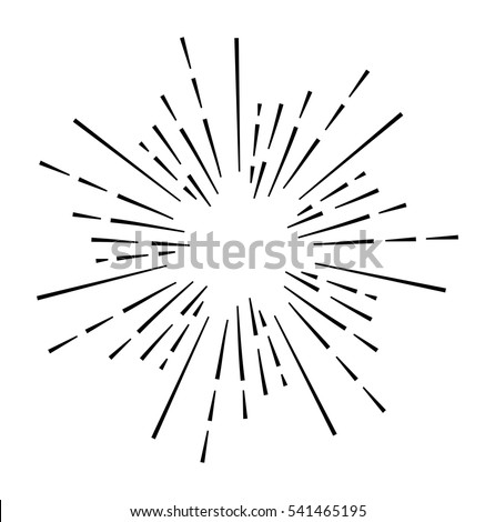 Vintage sunburst design element Vintage sunburst design element