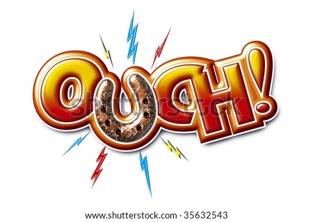 Ouch Graphic Stock Illustration 35632543 - Shutterstock