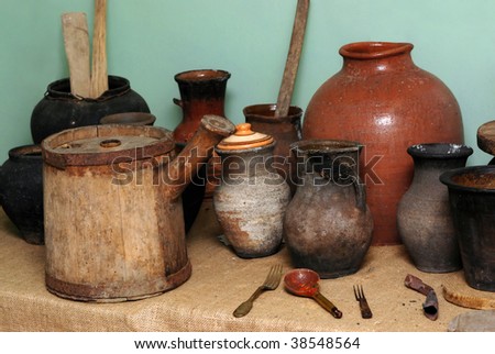 African Pottery Outdoor Market Ghana West Stock Photo 39127714 ...