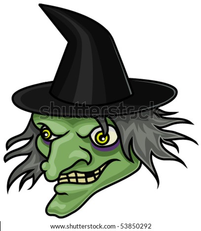 Witch face Stock Photos, Illustrations, and Vector Art