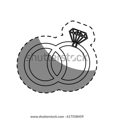 Sketch Pencil Wedding Rings Stock Vector 107261126 - Shutterstock