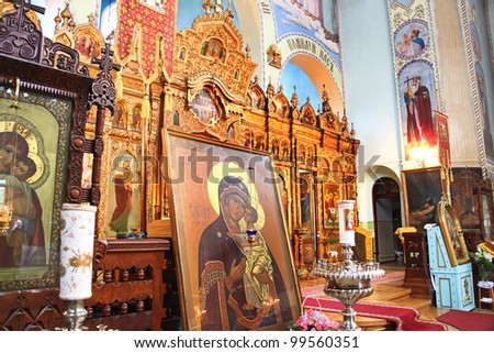 stock-photo-interior-of-saint-trinity-orthodox-convent-in-riga-latvia-including-icon-of-madonna-mother-of-god-99560351.jpg