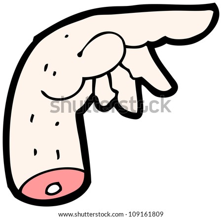 Cartoon Pointing Finger Stock Illustration 99068900 - Shutterstock