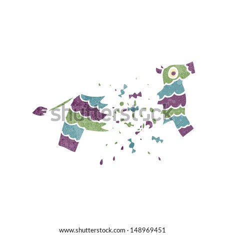 Exploding Pinata Cartoon Stock Vector 63724189 - Shutterstock