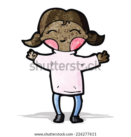 Ugly Blond Girl Cartoon Stock Illustration 95450626 - Shutterstock