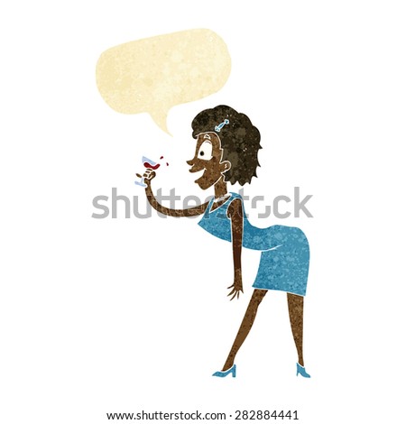 Stock Images similar to ID 84169645 - cartoon drunk girl dancing