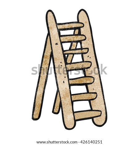 Childs Drawing Ladder Stock Vector 46412143 - Shutterstock