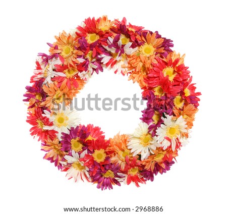 Flower Wreath Isolated Stock Photos, Images, & Pictures | Shutterstock
