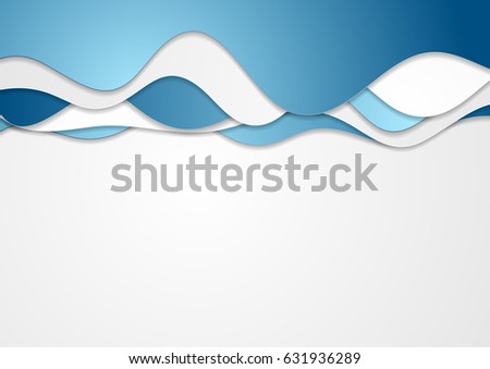 Blue concept corporate waves abstract background. Vector design Blue concept corporate waves abstract background. Vector design
