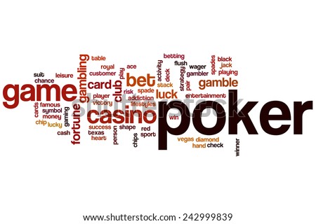 Words related to poker