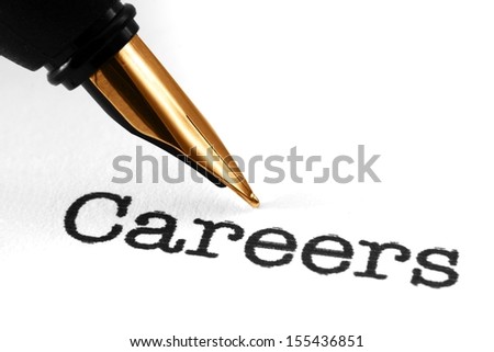 Pen On Careers Pen On Careers Stock Photo