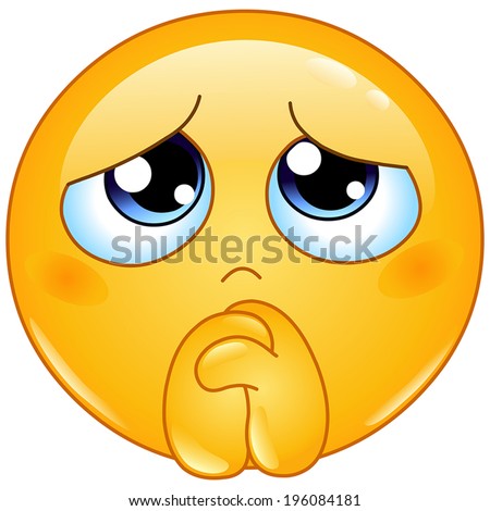 Emoticon Crying Out Loud Stock Vector Shutterstock