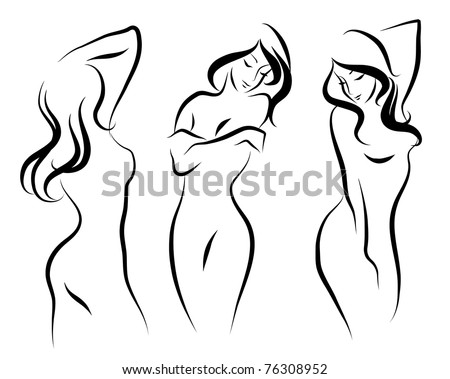 Sexy Naked Women Drawing Pics 34