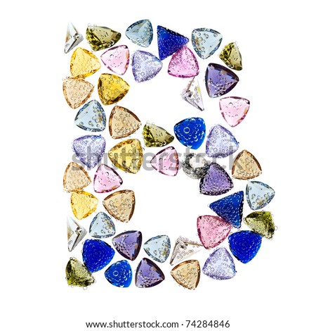 Pashabo's "Gemstones Alphabet" Set On Shutterstock