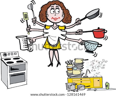 http://thumb7.shutterstock.com/display_pic_with_logo/515401/128161469/stock-vector-vector-cartoon-of-housewife-with-kitchen-pots-and-pans-128161469.jpg