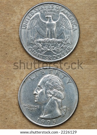 Old+Quarter+Dollar+Coins : coins of world. America. On background old book. QUARTER DOLLAR ...