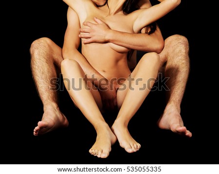 young small sexy naked passionate biting of nude couples