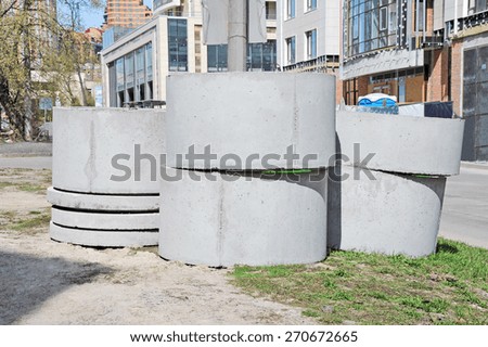how to form a concrete circle