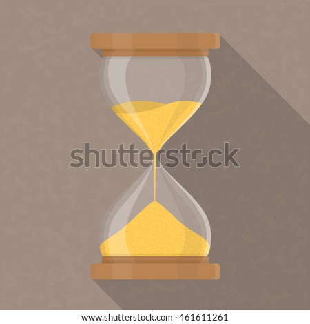 Transparent hourglass icon, sandglass, sandclock, flat design, vector eps10 illustration Transparent hourglass icon, sandglass, sandclock, flat design, vector eps10 illustration