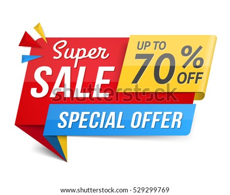 Special offer super sale banner, advertisement, promotion design, vector eps10 illustration Special offer super sale banner, advertisement, promotion design, vector eps10 illustration