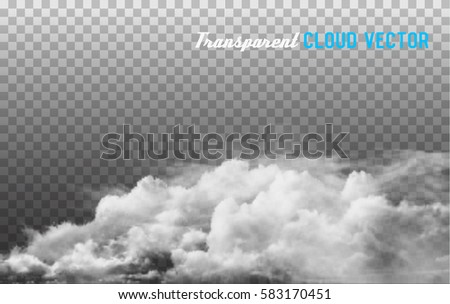 Clouds vector on transparent background. Clouds vector on transparent background.