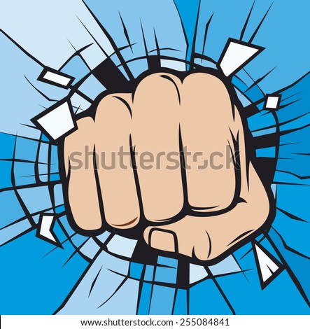 Thumb through fist Thumb through fist