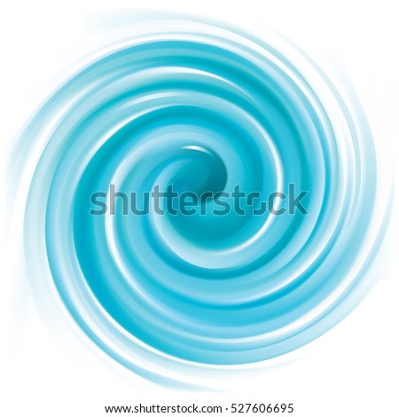 Vibrant tiffany gyre helix rotary vertigo curvy twister moving spray bend eddy surface. Volute torsion gyration flow cool ice surface shiny pure bright celeste color with space for text in curl center Vibrant tiffany gyre helix rotary vertigo curvy twister moving spray bend eddy surface. Volute torsion gyration flow cool ice surface shiny pure bright celeste color with space for text in curl center
