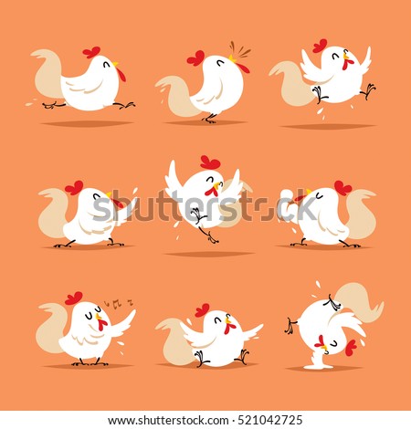 Collection of rooster - set 3
