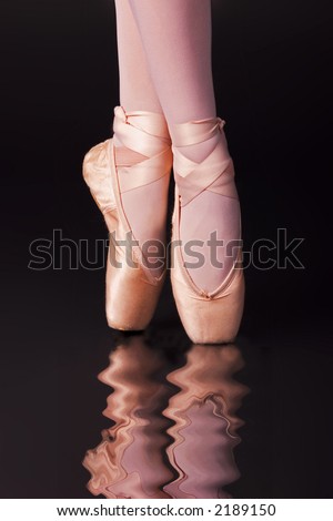 Ballet dancer's feet