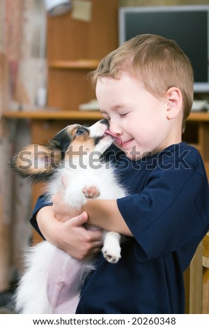 Dog Kissing Face Stock Photos, Images, & Pictures ...