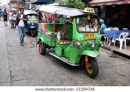 Alter Ego de la Garde ! - Page 34 Stock-photo-bangkok-january-famous-wheeled-taxi-tuk-tuk-motorcycle-on-january-in-bangkok-use-51204736