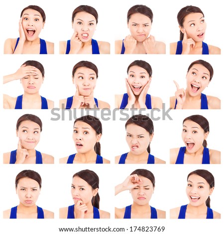 Asian Facial Expressions 72