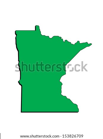 Minnesota Map Stock Photos, Images, & Pictures | Shutterstock