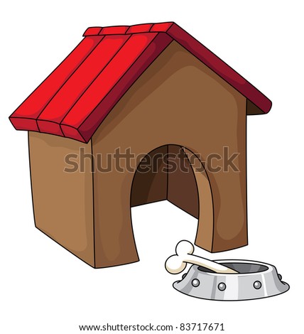 Illustration Dog House Stock Vector 83011891 - Shutterstock