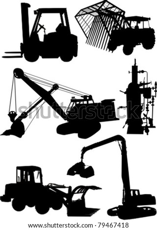 Excavator Silhouette Stock Photos, Images, & Pictures | Shutterstock
